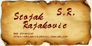Stojak Rajaković vizit kartica
